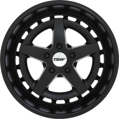 TSW 18x10 Degner Semi Gloss Black +25mm