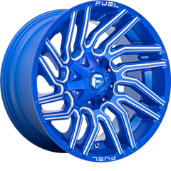 Fuel 20x9 D774 Typhoon Anodized Blue Milled +1mm