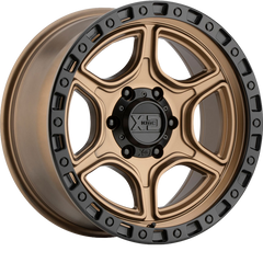 XD 18x8.5 XD139 Portal Satin Bronze w/ Satin Black Lip +18mm