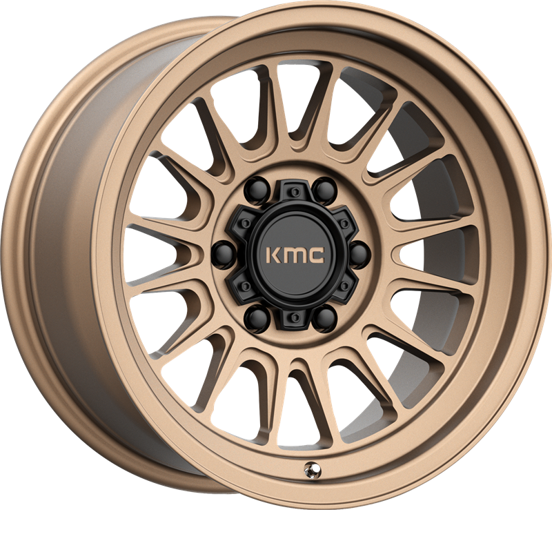 KMC 17x8.5 KM724 Impact OL Matte Bronze +0mm