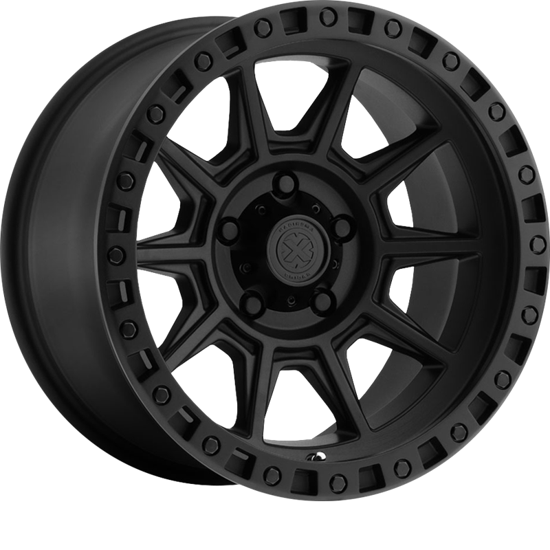 ATX Series 18x9 AX202 Cast Iron Black +0mm