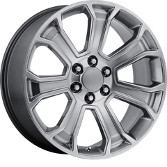 Performance Replicas 20x9 PR166 Hyper Silver +24mm