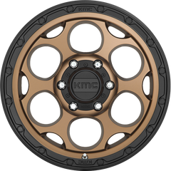 KMC 17x9 KM541 Dirty Harry Matte Bronze w/ Black Lip -12mm