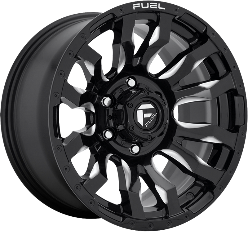 Fuel 17x9 D673 Blitz Gloss Black Milled +1mm