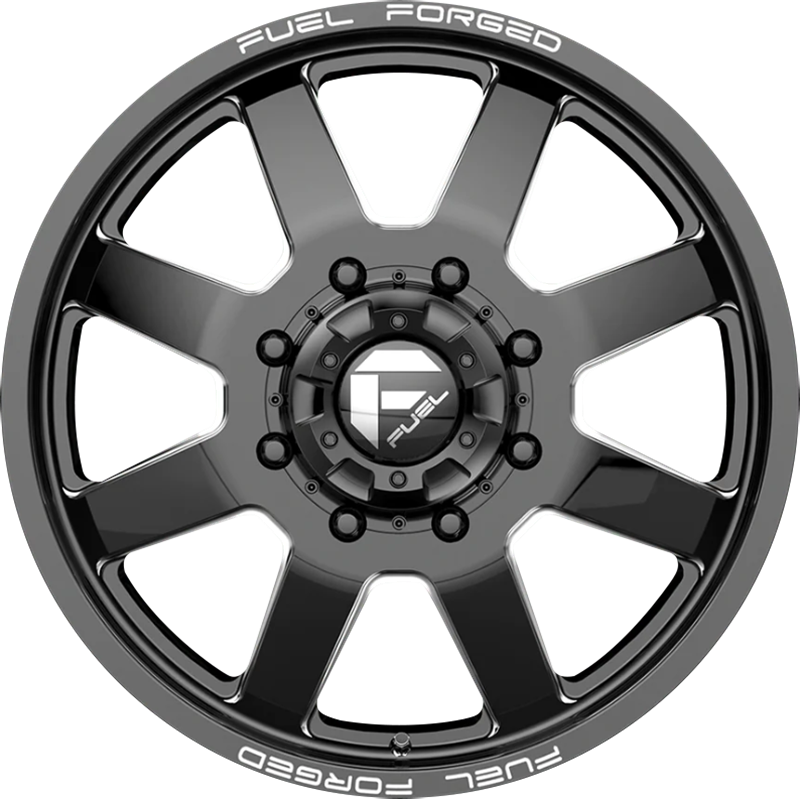 Fuel 20x8.25 DE09 FF09D Matte Black Milled -202mm