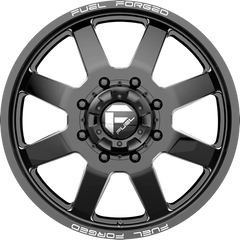 Fuel 20x8.25 DE09 FF09D Matte Black Milled -202mm