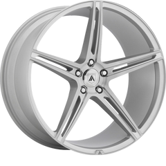 Asanti 20x10.5 ABL-22 Alpha 5 Brushed Silver +45mm