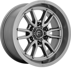 Fuel 18x9 D789 Clash Gunmetal +1mm