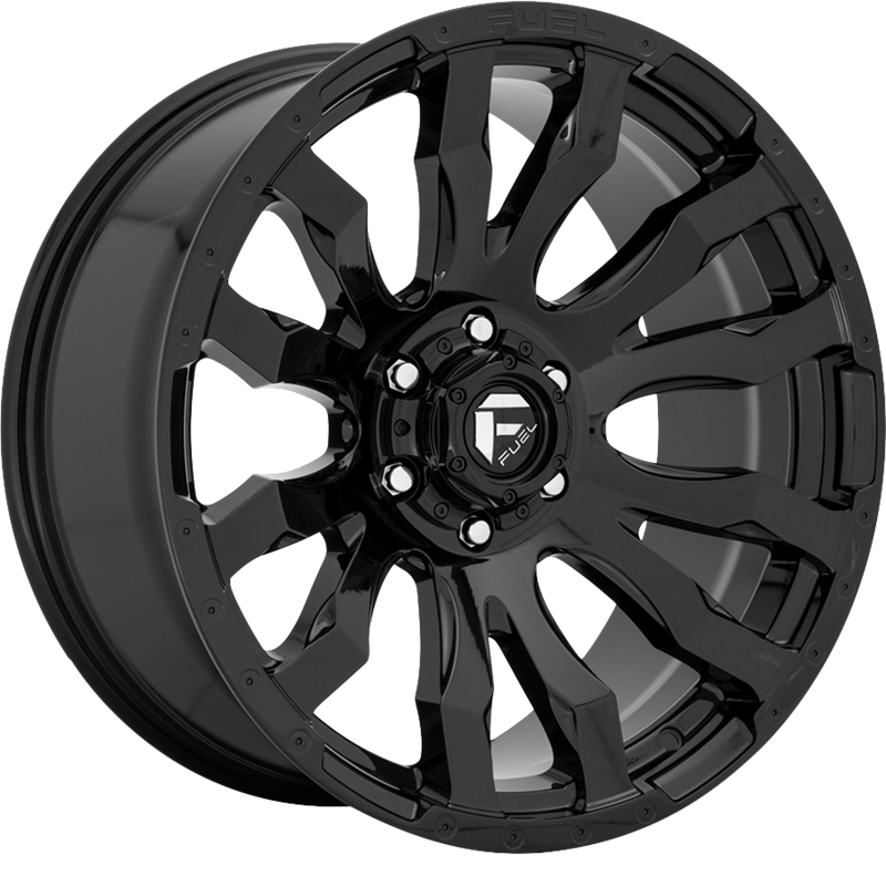 Fuel 20x9 D675 Blitz Gloss Black +1mm