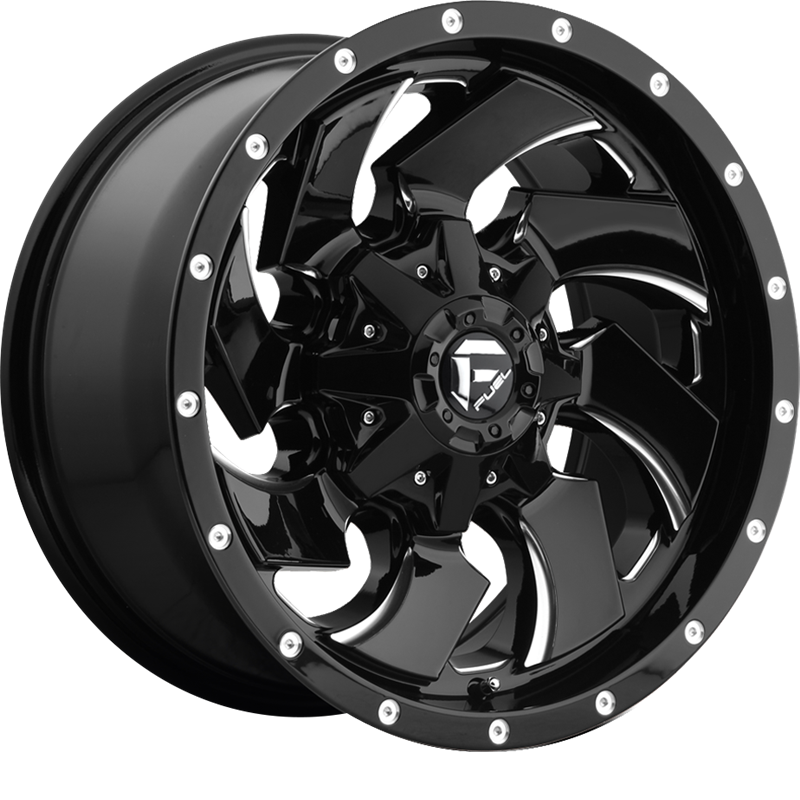 Fuel 20x10 D574 Cleaver Gloss Black Milled -18mm