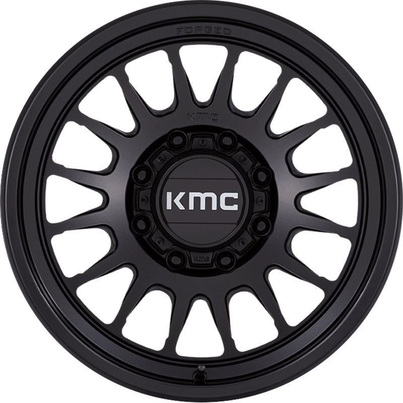 KMC 17x8.5 KM447 Impact Forged Monoblock Satin Black +0mm