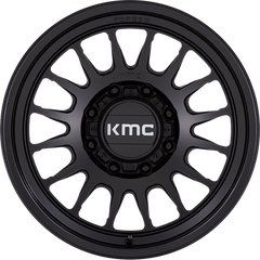 KMC 17x8.5 KM447 Impact Forged Monoblock Satin Black +0mm