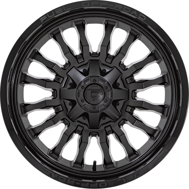 Fuel 20x10 D796 Arc Matte Black w/ Gloss Black Lip -18mm