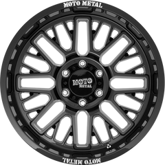 Moto Metal 20x9 MO802 Warlock Gloss Black Milled +18mm