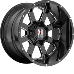 XD 20x9 XD825 Buck 25 Gloss Black Milled +0mm