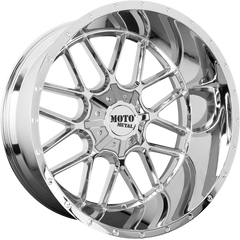 Moto Metal 20x10 MO986 Siege Chrome -18mm