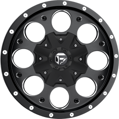 Fuel 17x9 D525 Revolver Matte Black Milled -12mm