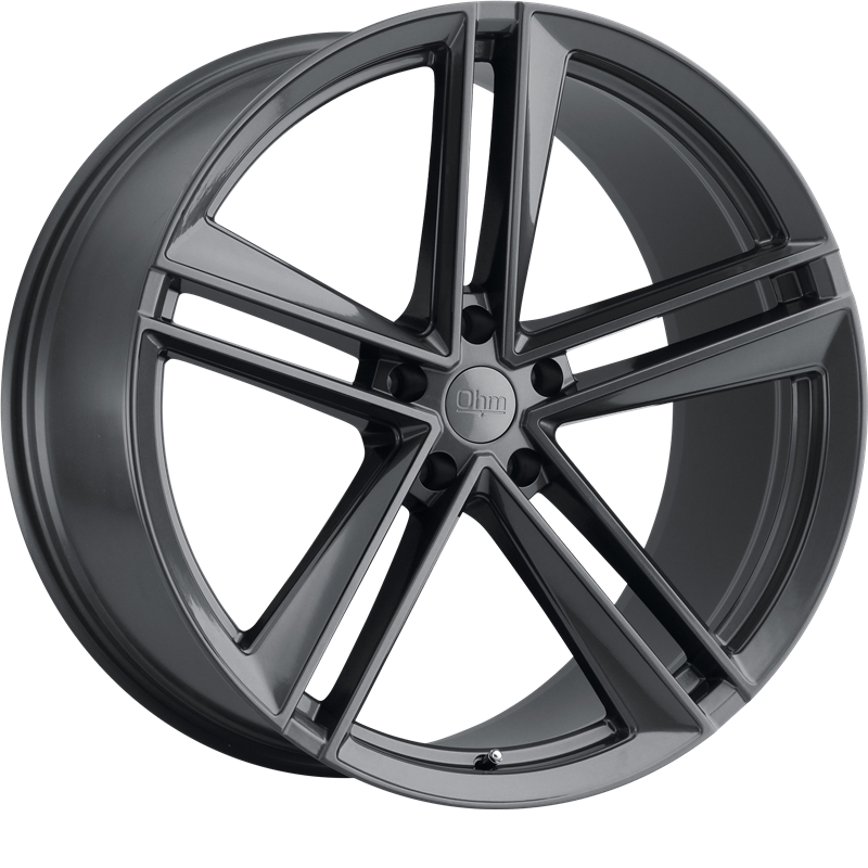 Ohm 20x10 Lightning Gloss Gunmetal +30mm