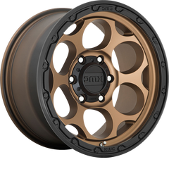 KMC 17x8.5 KM541 Dirty Harry Matte Bronze w/ Black Lip +18mm