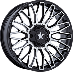 MSA Offroad Wheels 14x7 M50 Clubber Gloss Black Machined +10mm