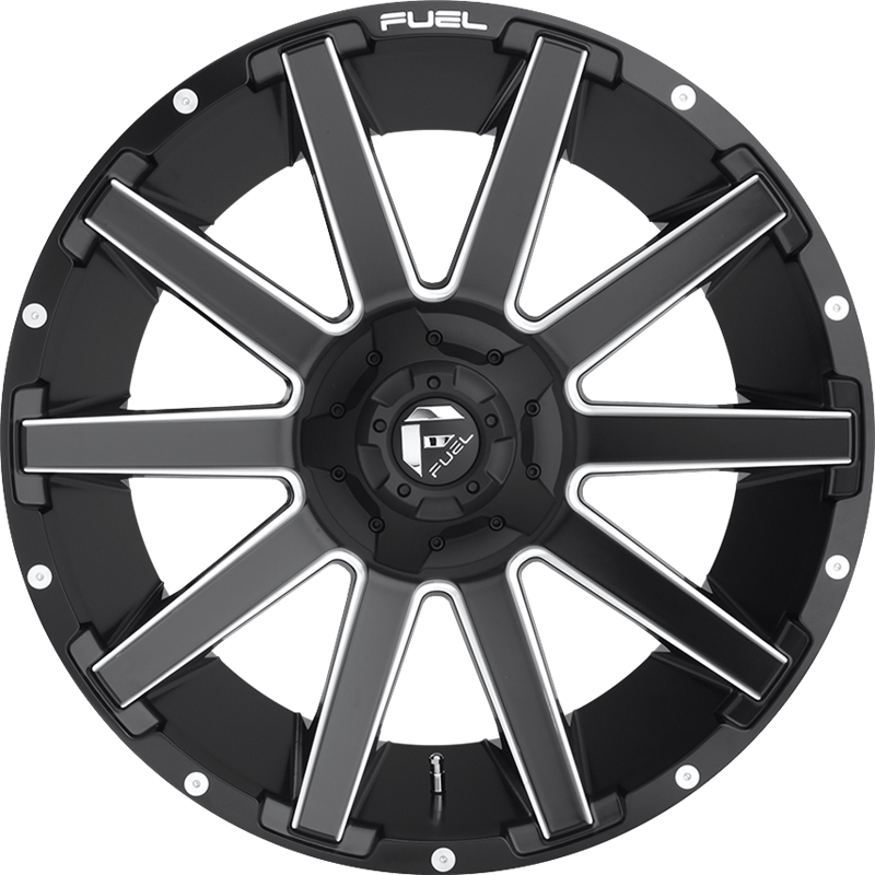 Fuel 20x9 D616 Contra Matte Black Milled +2mm