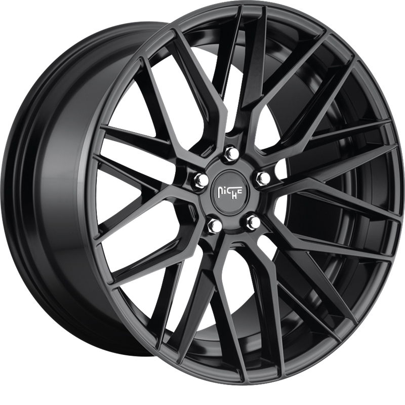 Niche 18x8 M190 Gamma Matte Black +40mm