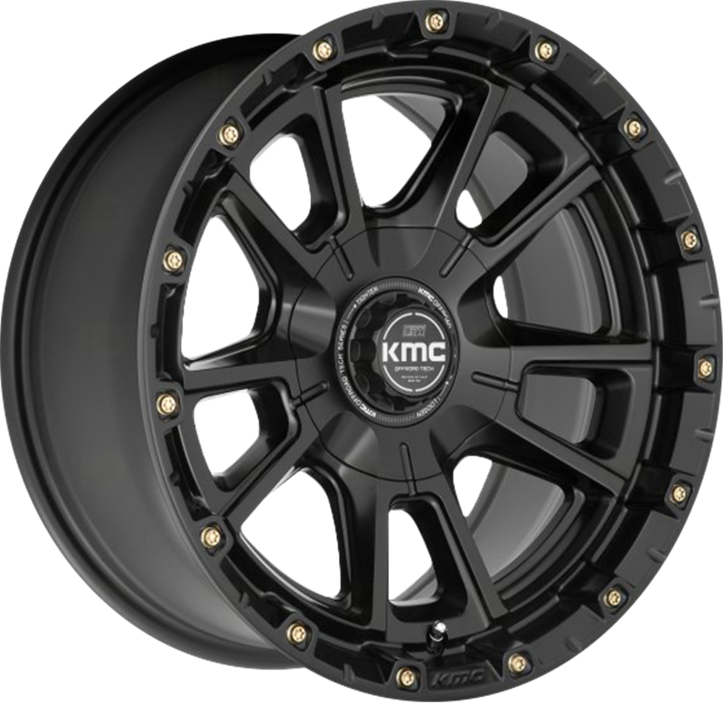 KMC 17x9 KM100 Sync Satin Black +18mm