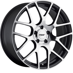 TSW 19x10.5 Nurburgring Gunmetal w/ Mirror Cut Face +27mm