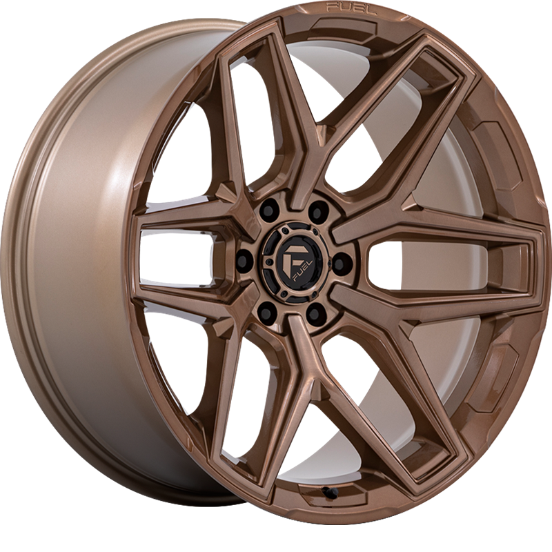 Fuel 20x10 Flux Platinum Bronze -18mm