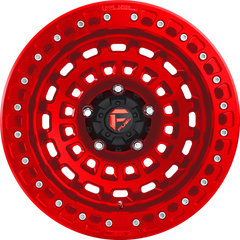 Fuel 17x9 D100 Zephyr BL Candy Red -38mm