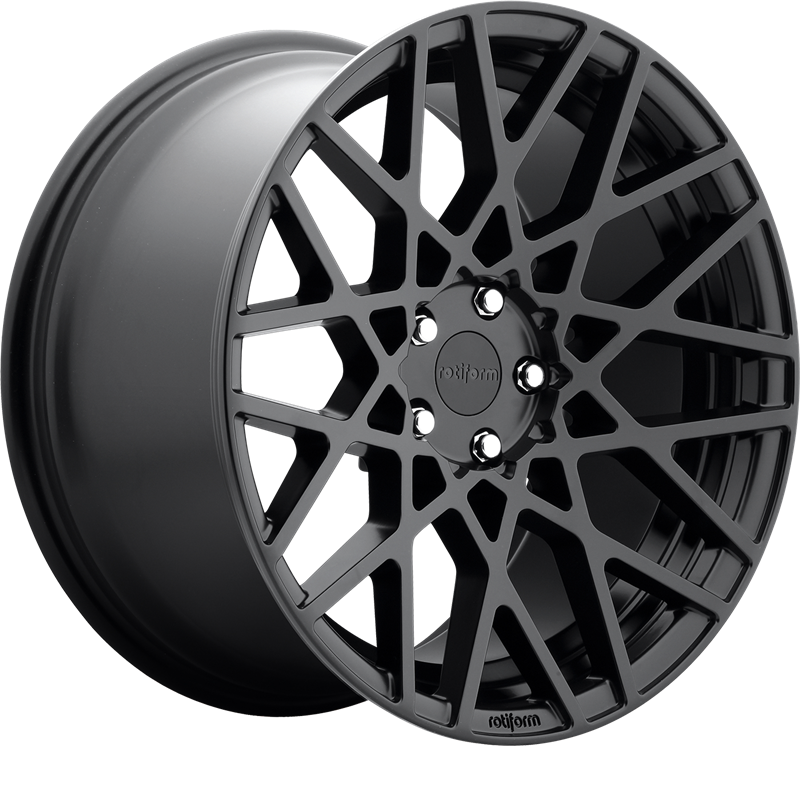 Rotiform 19x8.5 R112 BLQ Matte Black +38mm