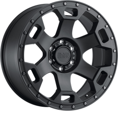 Black Rhino 20x9 Gauntlet Semi Gloss Black w/ Gunmetal Bolts +12mm