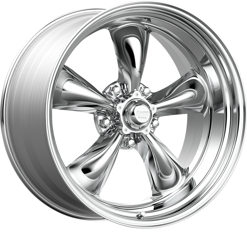 American Racing 17x8 VN515 Torq Thrust II 1 PC Polished +25mm