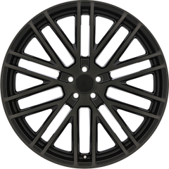 Mandrus 18x9.5 Masche Semi Gloss Black w/ Mirror Cut Face +50mm