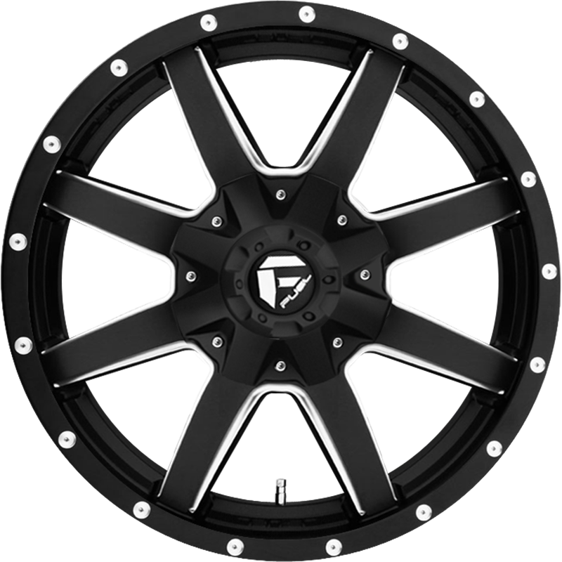 Fuel 17x9 D538 Maverick Matte Black Milled +20mm