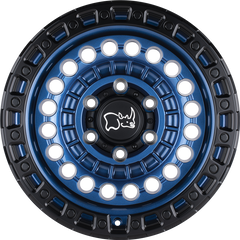 Black Rhino 20x9.5 Sentinel Cobalt Blue w/ Black Lip Edge +12mm