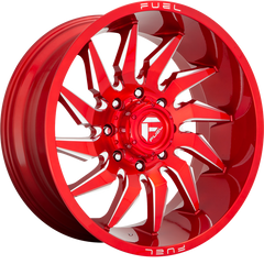 Fuel 20x10 D745 Saber Candy Red Milled -18mm