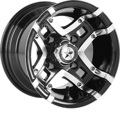 Fairway Alloys 10x7 FA123 Prestige Gloss Black Machined -25mm