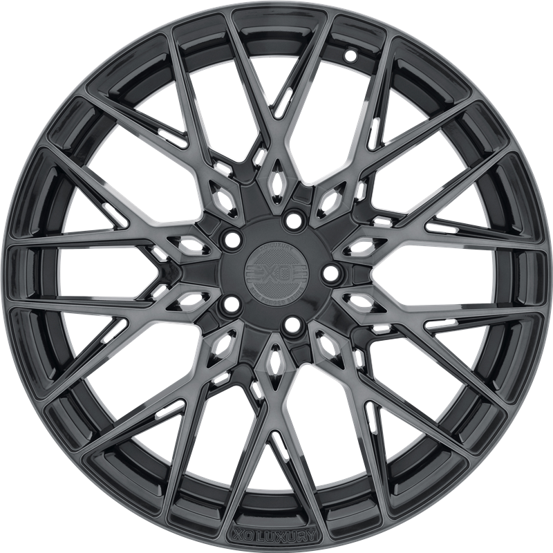 XO 19x8.5 Phoenix Gunmetal w/ Brushed Gunmetal Face +35mm