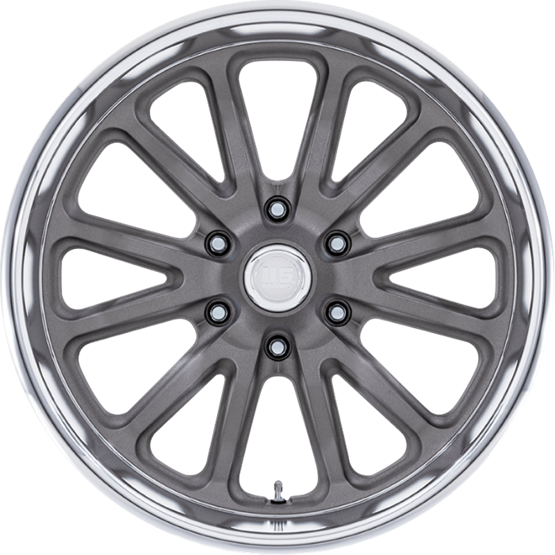 US Mags 20x8 UC145 Rambler 6 Matte Gunmetal w/ Diamond Cut Lip +1mm