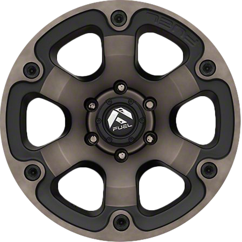 Fuel 20x9 D564 Beast Matte Black w/ Double Dark Tint +20mm