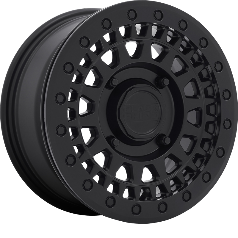 Black Rhino Powersports 15x7 Parker UTV Beadlock Matte Black +51mm