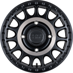 Black Rhino Powersports 15x7 Sandstorm UTV Semi Gloss Black w/ Machined Tint +51mm