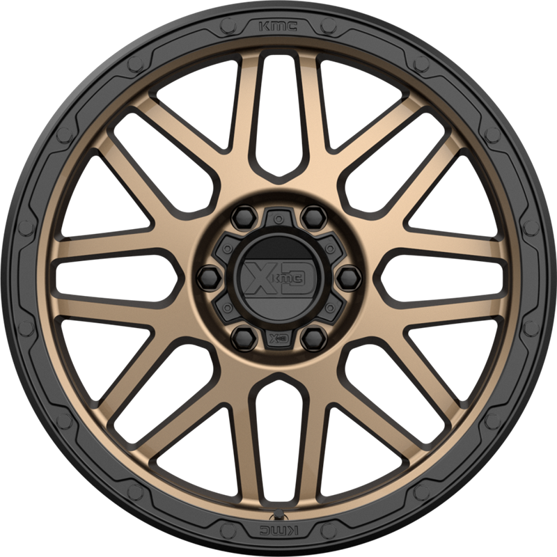 XD 18x8.5 XD135 Grenade OR Matte Bronze w/ Matte Black Lip +0mm