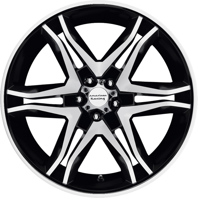 American Racing 16x8 AR893 Mainline Gloss Black Machined +0mm