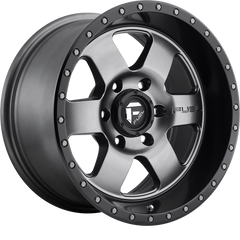 Fuel 20x9 D619 Podium Matte Gunmetal w/ Black Bead Ring +1mm