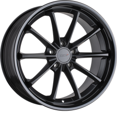 TSW 20x10 Sweep Matte Black w/ Gloss Black Lip +25mm