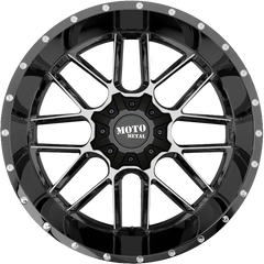 Moto Metal 20x9 MO986 Siege Gloss Black Machined +18mm