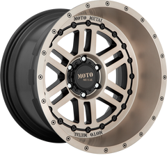 Moto Metal 20x12 MO800 Deep Six Satin Black w/ Bronze Tint -44mm