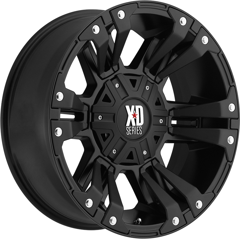 XD 17x9 XD822 Monster II Matte Black +30mm